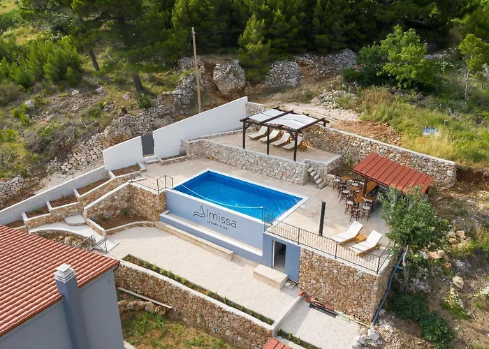 别墅 Exclusive Almissa With Swimming Pool And Sea View